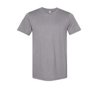 Bella + Canvas Unisex Wildleder-T-Shirt L HEATHER STORM