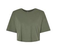 BELLA + CANVAS WOMEN'S JERSEY CROP TEE S MILITARY GREEN