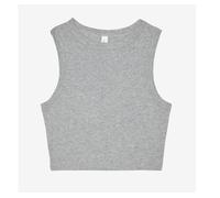 BELLA + CANVAS WOMEN'S MICRO RIB MUSCLE CROP TANK M ATHLETIC HEATHER