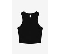 BELLA + CANVAS WOMEN'S MICRO RIB RACER TANK XS SOLID BLACK BLEND