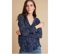 Bella Dahl Full Button Down Hipster Shirt Desert Night Größe: XS | Business hemden Outlet | Damen | Schwarz