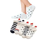 Bella & Flores Herzsocken, 5er-Pack, 35-39, Mehrfarbig