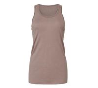 Bella - Flowy Racerback Tank Top Pebble Brown - Gr. - XL