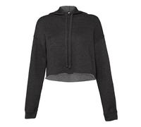 BELLA + CANVAS Women's Cropped Fleece Hoodie XL DARK GREY HEATHER