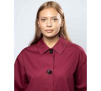 bellaLEYK Blusenjacke „Multitudes“ aus weinroter Bio-Baumwolle Rot 38