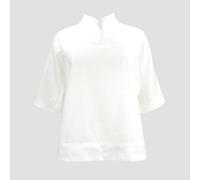 bellaLEYK Kimonobluse YinYang Weiss 40