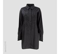 bellaLEYK Oversized Hemdbluse mit Multitudes Stickerei 34