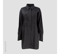 bellaLEYK Oversized Hemdbluse mit Multitudes Stickerei 44