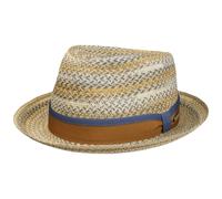 Bellano Toyo Player Strohhut by Stetson beige-blau L (58-59 cm)
