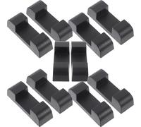 BELLIFFY 10 Stück Schmuckhalter Sockel aus Robustem Kunststoff Transparente Rahmenbasis rutschfeste Display Ständer für Schmuckpräsentation und Ausstellungsständer