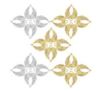 BELLIFFY 100 Stück Engelsflügel Anhänger aus Metall Filigrane Flügelcharms für Selbstgemacht Schmuckherstellung Kompatibel mit Halsketten und Ohrringen Langlebig und Vielseitig für