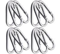 BELLIFFY 15 Stück Teiliges Langlebiger Aluminiumlegierung Karabinerhaken Robuste Outdoor Schnallen für Rucksäcke Sportflaschen Vielseitige Befestigung Leicht Widerstandsfähig für Camping