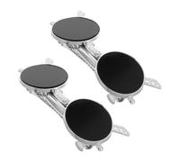 BELLIFFY 2 Stück-pack Schwarze Metallische Sonnenbrillen Haarspangen 9cm Halbseitiger Clip Für Damen Modische Kreative Haarclips Frisurhalter