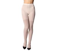 Bellivalini Strumpfhosen für Damen warme und blickdichte Kompressionsstrumpfhose Damen aus Baumwolle BLV-1116 (Hellbeige, L)