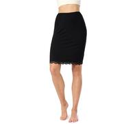 Bellivalini Unterrock Damen Bequeme Sommermode für Damen BLV50-176 (Schwarz, XS)