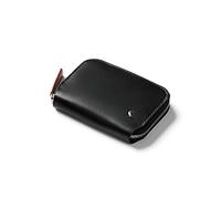 Bellroy Folio Mini, Münz-Geldbörse aus Leder - Black | Kompakte Leder-Brieftasche mit integriertem Münzfach für Karten, Bargeld und Münzen