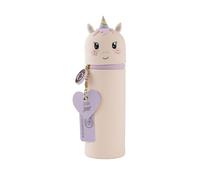 BELLTRADE Silikon Federmäppchen Love Animals Einhorn