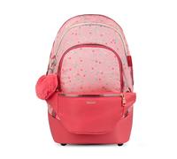 Belmil 2-IN-1 Backpack & Fanny Pack Schulranzen-Set 2-tlg. - ROSE...