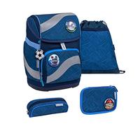 Belmil 405-51 Schulranzen Set 4 - teilig (Blue Motion)
