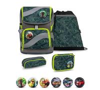 Belmil 405-51 Schulranzen Set 4 - teilig (Green Splash 2025)