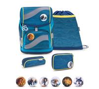 Belmil Schulranzen-Set 405-51 4-teilig Waves Orange 2025