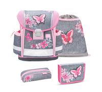 Belmil Belmil Classy ergonomisches Schulranzen-Set 4-teilig "Elegant" Schmetterling Koffer24