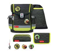 Belmil Classy Plus Schulranzen Set 5-teilig mit Brustgurt (405-78/AG/S) (Prehistoric Times)