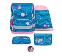 Belmil Belmil Compact ergonomisches Schulranzen-Set 5-teilig "Mermaid" Seestern Koffer24