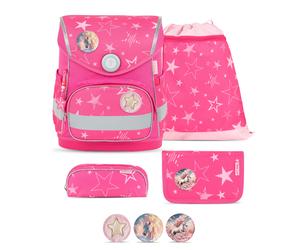 Belmil Belmil Compact ergonomisches Schulranzen-Set 5-teilig "Starry Magic" Pferd Koffer24
