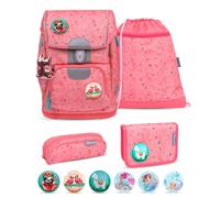 Belmil Motion Schulranzen Set 5-teilig mit 6 Patches - Blue Bird Blue Bird Koffer24