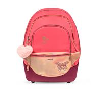 Belmil 2-IN-1 Backpack & Fanny Pack Schulranzen-Set 2-tlg. - CORAL