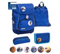 Belmil - Belmil Premium Comfy Plus Estate Blue Schulra nzen-Set 5-tlg Koffer24