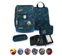 Belmil - Belmil Premium Comfy Plus Schulra nzen-Set 5-tlg - Orion Blue Koffer24