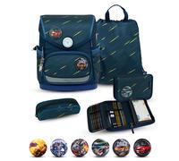 Belmil - Belmil Premium Compact Plus Schulra nzen-Set 5-tlg - Orion Blue Koffer24