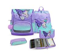 Belmil - Belmil Premium Compact Plus Schulranzenset 5-teilig - Serenity Koffer24