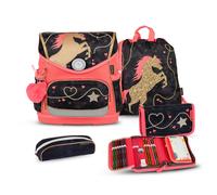 Belmil - Belmil Premium Compact Plus Schulranzenset 5-teilig - Stardust Koffer24