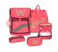 Belmil - Belmil Premium Smarty Plus Schulranzenset 5-teilig - Coral Koffer24