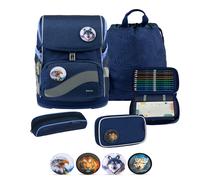 Belmil - Belmil Premium Smarty Plus Schulranzenset 5-teilig - Topographic Koffer24