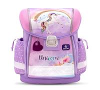 Belmil Classy ergonomischer Schulranzen mit Brustgurt (403-13/AG) (Rainbow Unicorn)