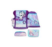 Belmil Classy ergonomisches Schulranzen-Set 4-teilig Einhorn