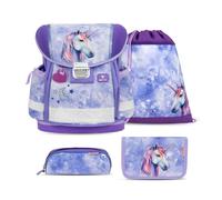 Belmil Classy ergonomisches Schulranzen-Set 4-teilig "Mistyc Luna" mit Brustgurt