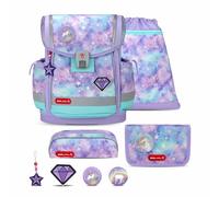 Belmil Classy Plus ergonomisches Schulranzen-Set 5-teilig "Diamond Unicorn" mit
