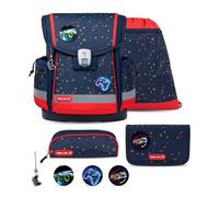 Belmil Classy Plus Schulranzen Set 5-teilig mit Brustgurt (405-78/AG/S) (Gamer)