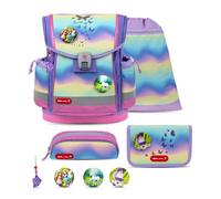 Belmil Classy Plus Schulranzen Set 5-teilig mit Brustgurt - Rainbow Ombre Rainbow Ombre Koffer24