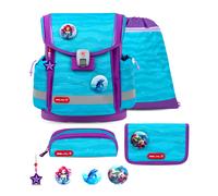 Belmil Schulranzen-Set Classy Plus – 5-teilig mit Brustgurt – Under the Sea