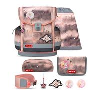 Belmil Classy Plus Schulranzen Set 6-teilig mit extra Hüftgurt (405-78AG/S/H) (Rose Ballet)