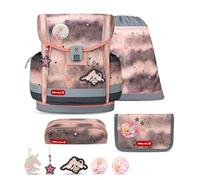 Belmil Classy Plus Schulranzen Set 6-teilig mit extra Schlüsselanhänger (405-78AG/S/K) (Rose Ballet)