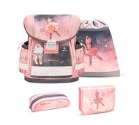 Belmil Classy Schulranzen-Set 4-tlg. - BALLERINA BLACK PINK
