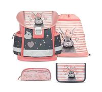 Belmil Classy Schulranzen Set 4-teilig mit Brustgurt - Little Bunnies Little Bunnies Koffer24