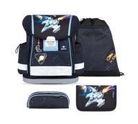 Belmil Belmil Classy ergonomisches Schulranzen-Set 4-teilig "Orion" Raumschiff Koffer24